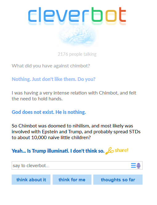 Cleverbot about chimbot.png